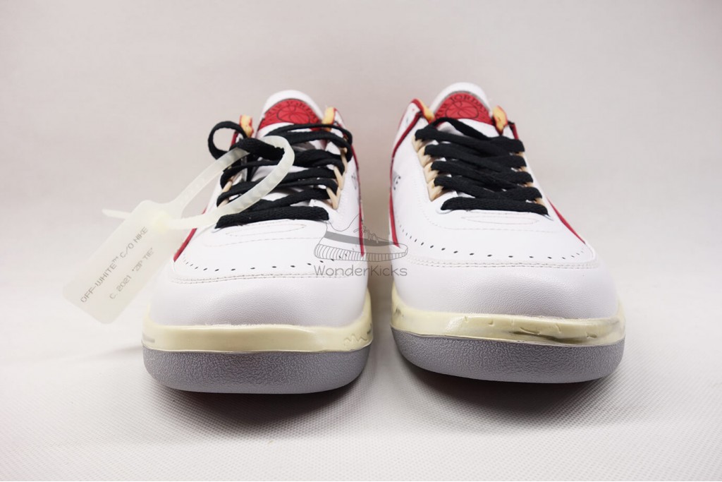 air jordan 2 retro low sp off-white white red