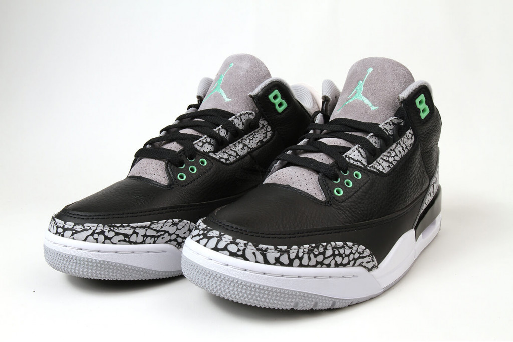 air jordan 3 retro green glow