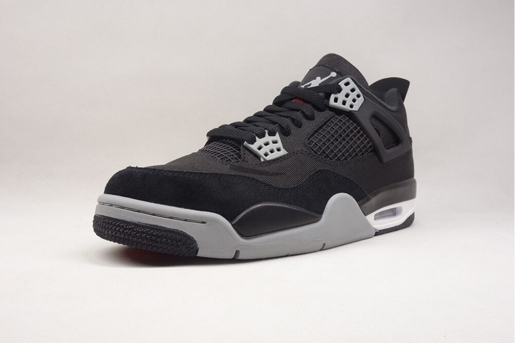 air jordan 4 retro se black canvas