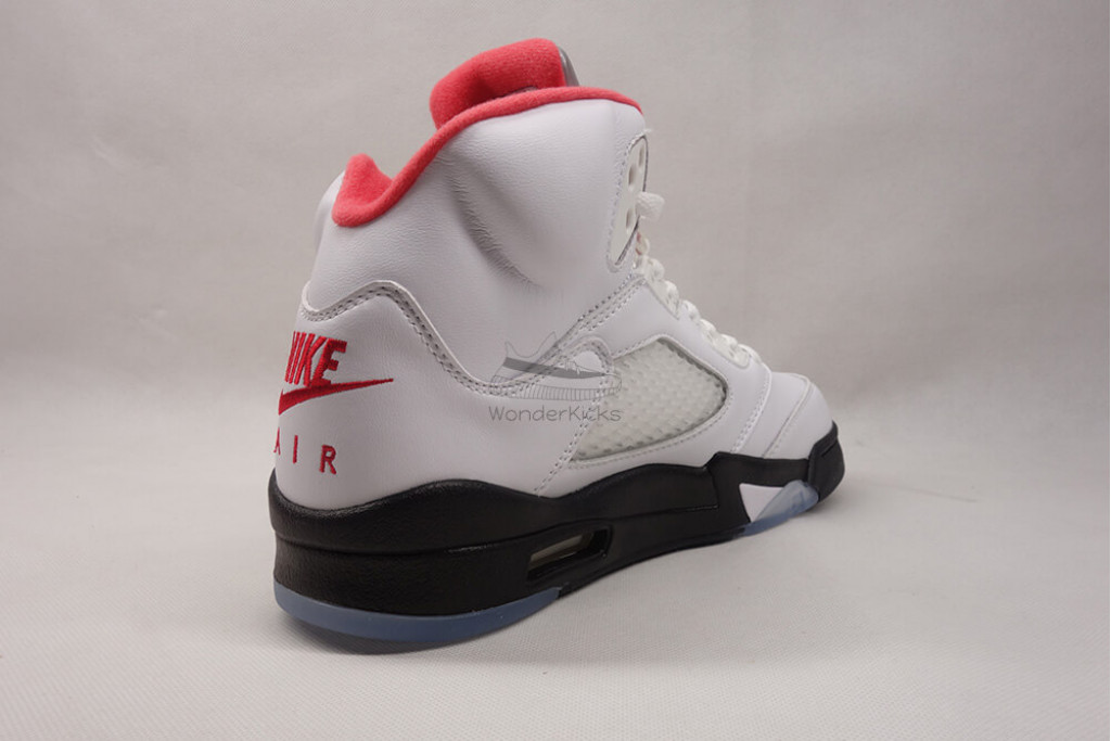 air jordan 5 retro fire red silver tongue (2020)