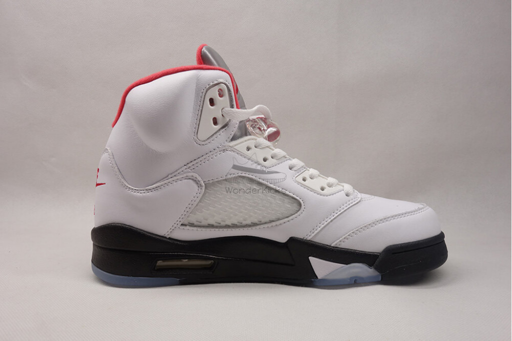 air jordan 5 retro fire red silver tongue (2020)