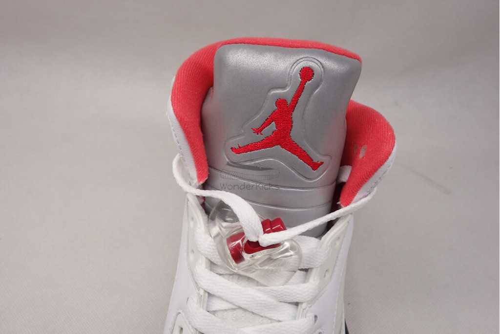 air jordan 5 retro fire red silver tongue (2020)