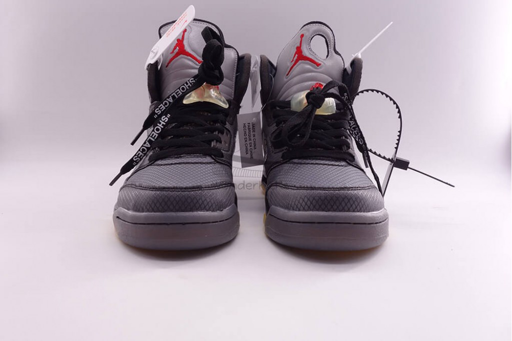 air jordan 5 retro off white black