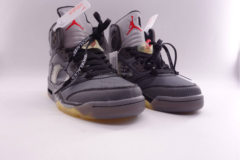 air jordan 5 retro off white black