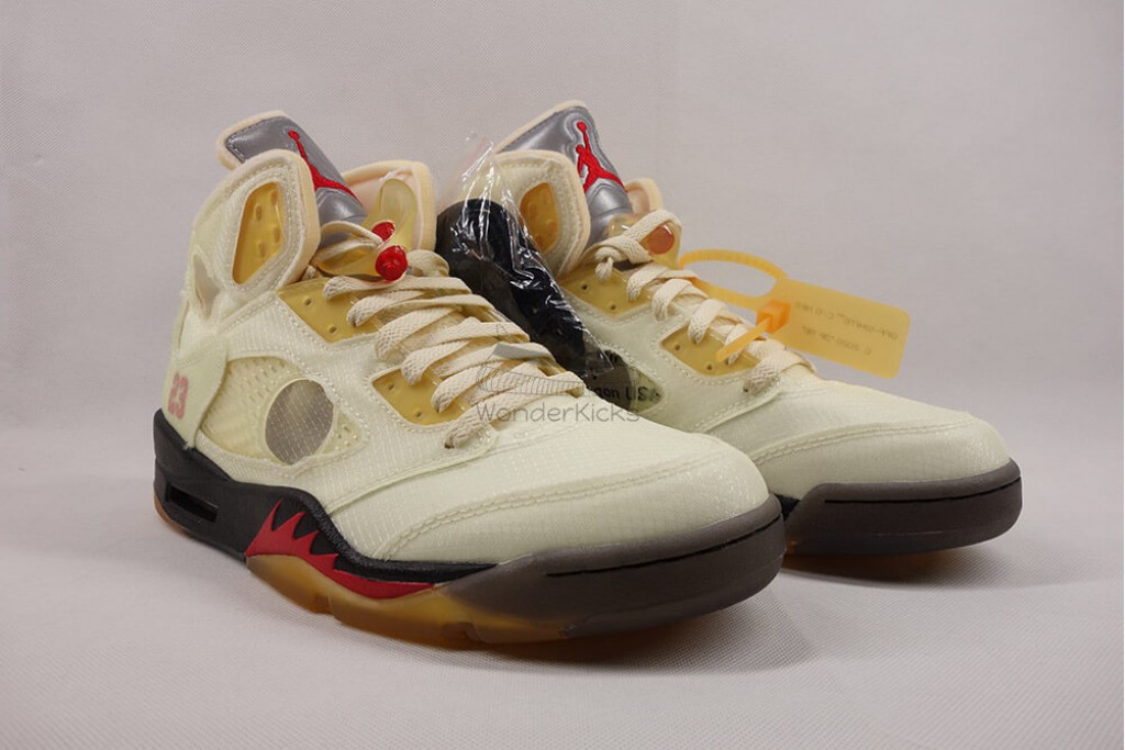 air jordan 5 retro off white sail