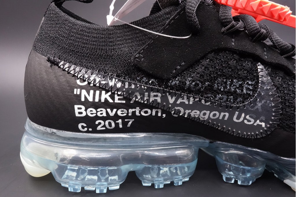 air vapormax off white black