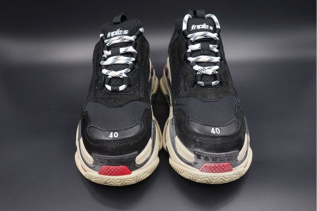 bc triple s trainer black white red