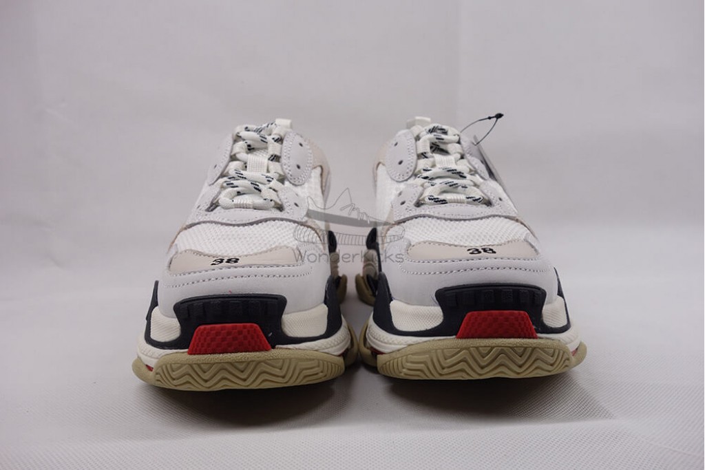 bc triple s trainer white black red