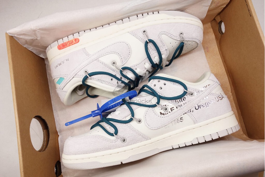 dunk low off white lot 16