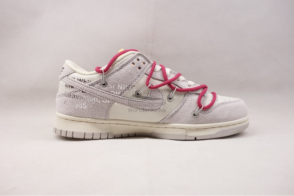 dunk low off white lot 35