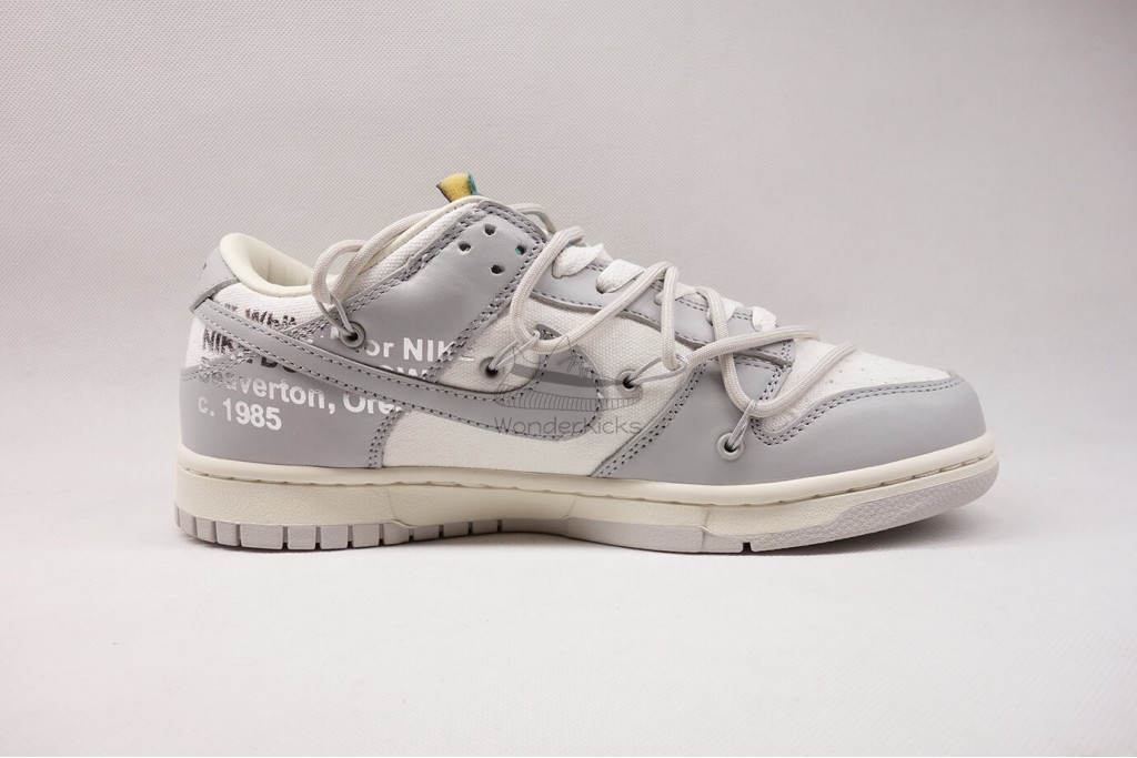 dunk low off white lot 42