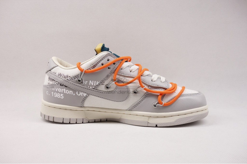 dunk low off white lot 44