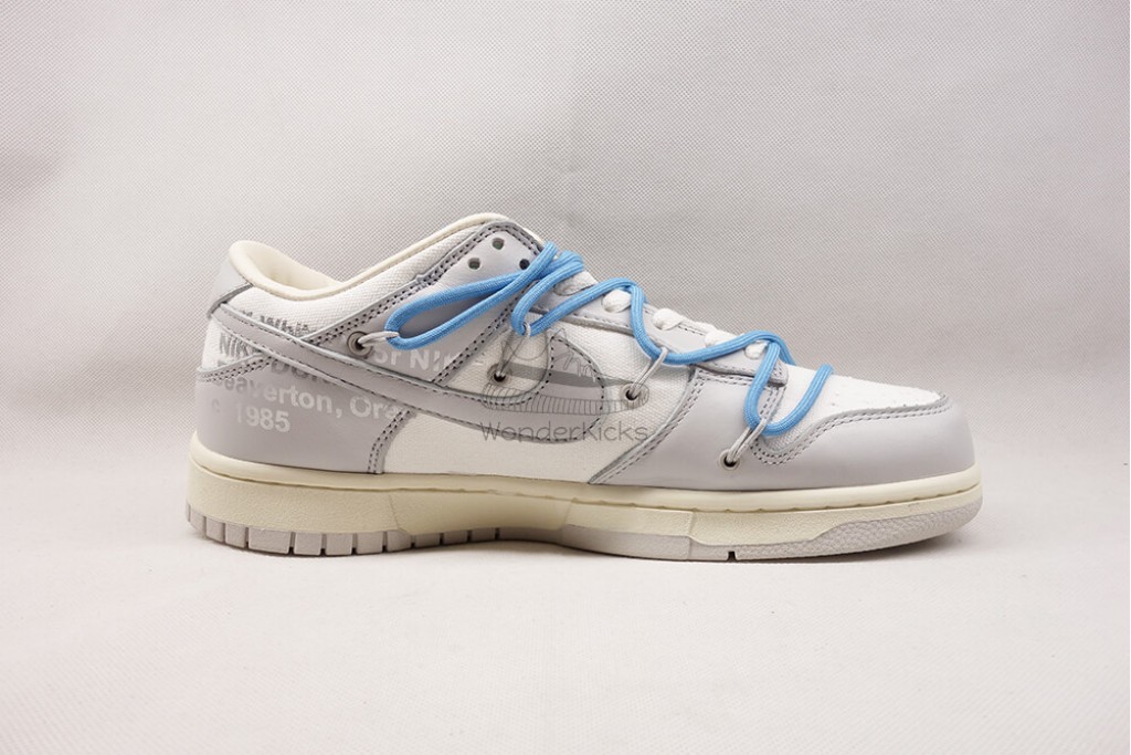 dunk low off white lot 5