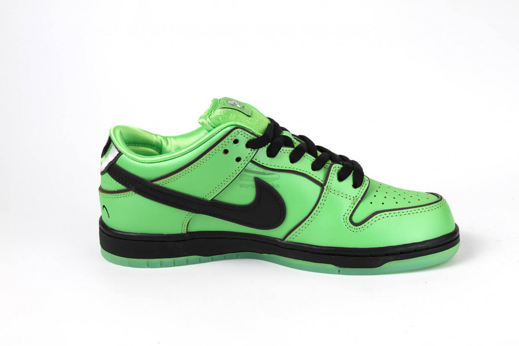 sb dunk low the powerpuff girls buttercup